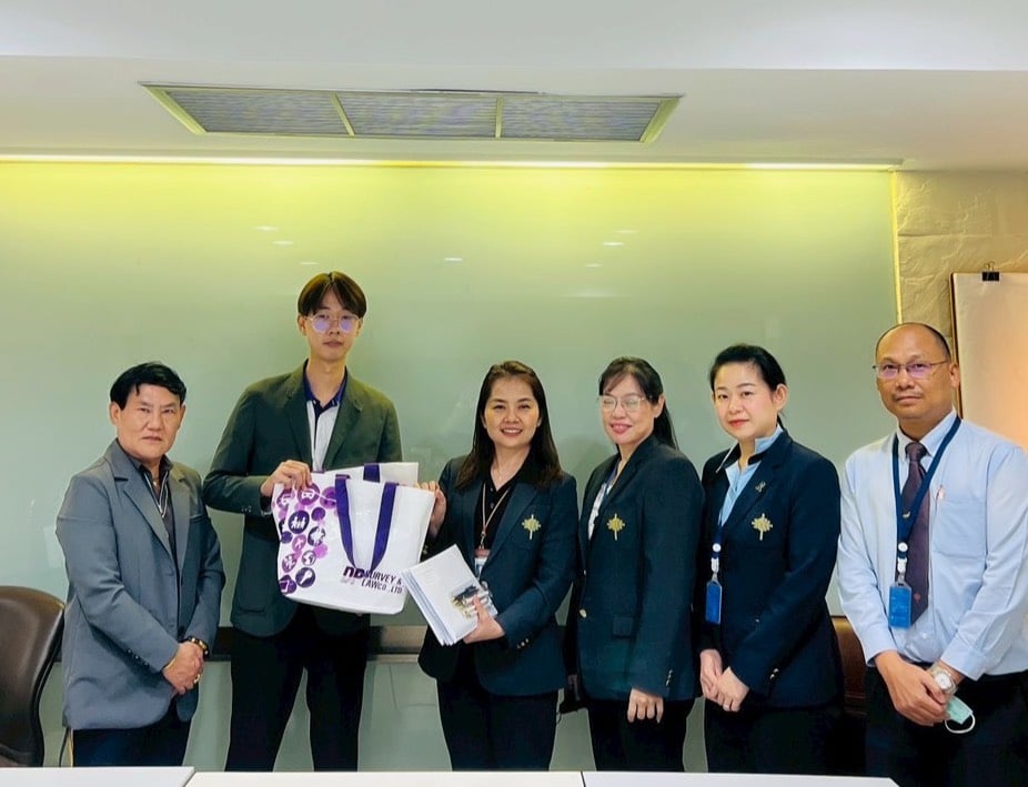 บริษัท ดี พี เซอร์เวย์ แอนด์ลอว์ จำกัด ให้การต้อนรับคณะผู้บริหารและทีมงานจาก โรงพยาบาลกรุงเทพคริสเตียน